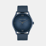 Ascend Men Quartz Blue Dial Analog Stainless Steel Watch 25200451