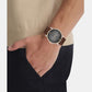 Ascend Men Quartz Grey Dial Analog Leather Watch 25200453