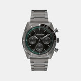 Ck Flex Men Quartz Black Dial Multi-Function Stainless Steel Watch 25200466