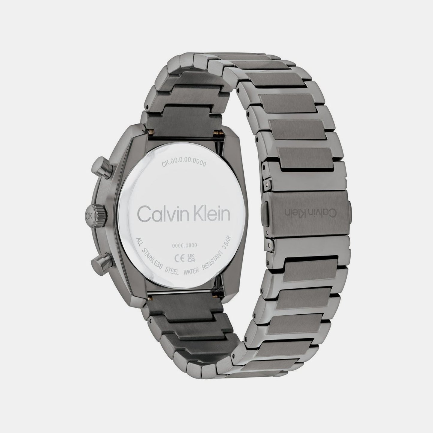 Ck Flex Men Quartz Black Dial Multi-Function Stainless Steel Watch 25200466