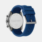 Ck Flex Men Quartz Blue Dial Chronograph Rubber Watch 25200468