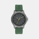 Ck Reset Men Quartz Grey Dial Analog Silicone Watch 25200472