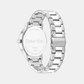 Linked Bracelet Men Quartz Green Dial Analog Stainless Steel Watch 25200478