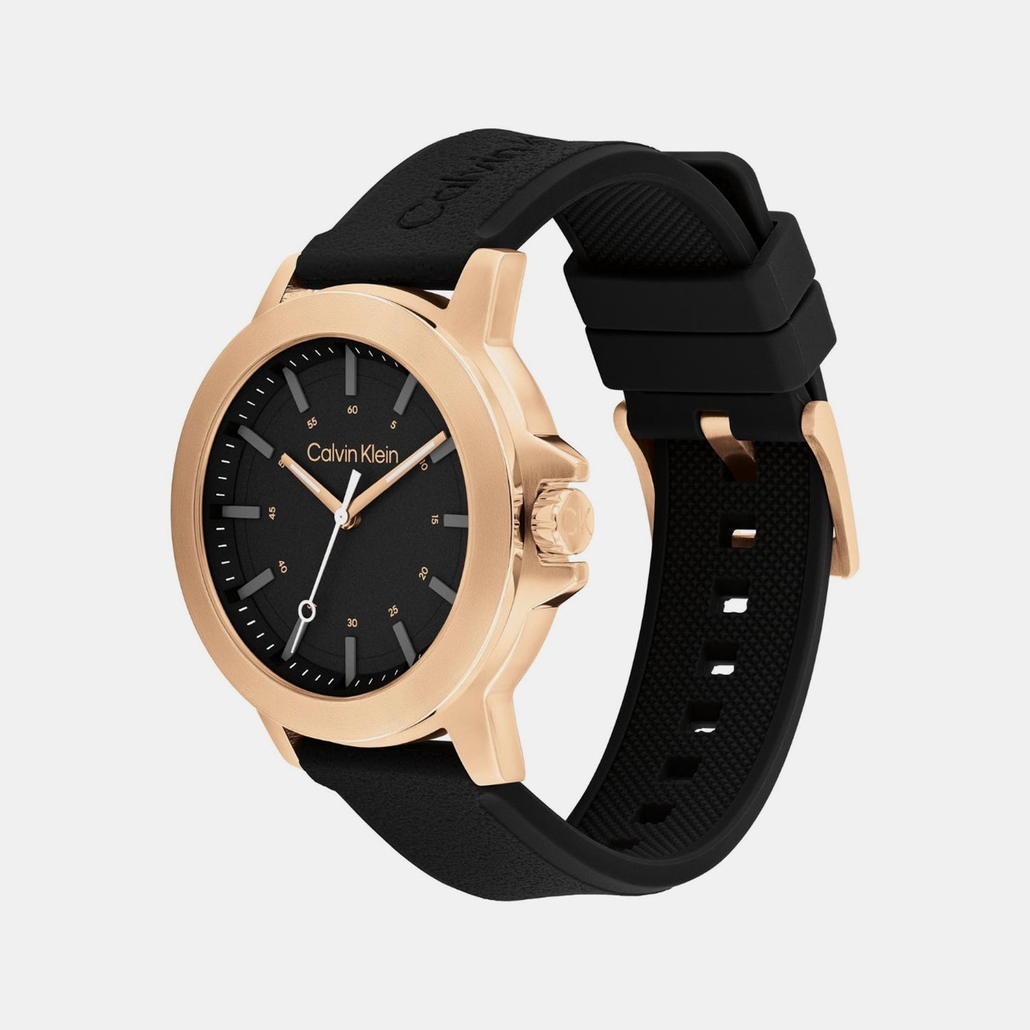 Ck Reset Men Quartz Grey Dial Analog Silicone Watch 25200481