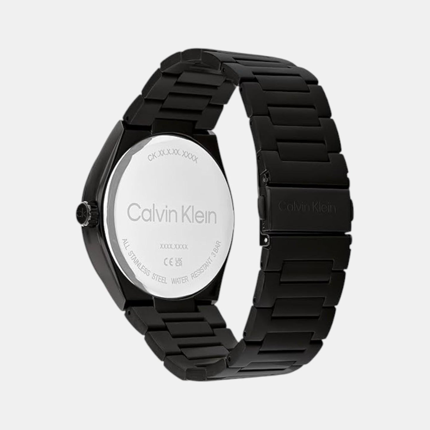 Distinguish Men Quartz Black Dial Analog Stainless Steel Watch 25200490