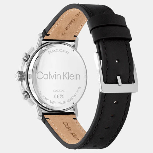 Gauge Men Quartz Brown Dial Multi-Function Leather Watch 25200496