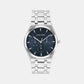 Ck Motion Men Quartz Blue Dial Multi-Function Stainless Steel Watch 25200520