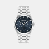 Ck Motion Men Quartz Blue Dial Multi-Function Stainless Steel Watch 25200520