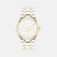 Ck Motion Men Quartz White Dial Multi-Function Stainless Steel Watch 25200533
