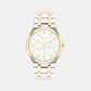 Ck Motion Men Quartz White Dial Multi-Function Stainless Steel Watch 25200533