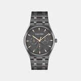 Ck Motion Men Quartz Grey Dial Multi-Function Stainless Steel Watch 25200538