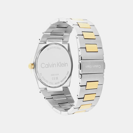 Empower Men Quartz Black Dial Analog Stainless Steel Watch 25200544