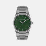 Ck Empower Men Quartz Green Dial Analog Stainless Steel Watch 25200545