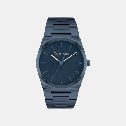 Ck Empower Men Quartz Blue Dial Analog Stainless Steel Watch 25200546