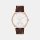 Ck Tailored Men Quartz Silver Dial Analog Leather Watch 25200553