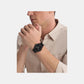 Ck Tailored Men Quartz Black Dial Analog Leather Watch 25200555