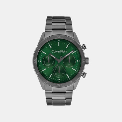 Ck Performance Men Quartz Green Dial Chronograph Stainless Steel Watch 25200561