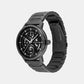 Gauge Men Quartz Black Dial Chronograph Stainless Steel Watch 25200563