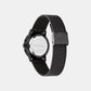 Exceptional Unisex Quartz Black Dial Analog Stainless Steel Watch 25300002