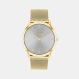 Exceptional Unisex Quartz Grey Dial Analog Stainless Steel Watch 25300003
