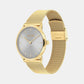 Exceptional Unisex Quartz Grey Dial Analog Stainless Steel Watch 25300003
