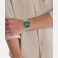 Iconic Men Automatic Green Dial Analog Stainless Steel Watch 25300005