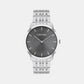 Intrigue Unisex Quartz Grey Dial Analog Stainless Steel Watch 25300006