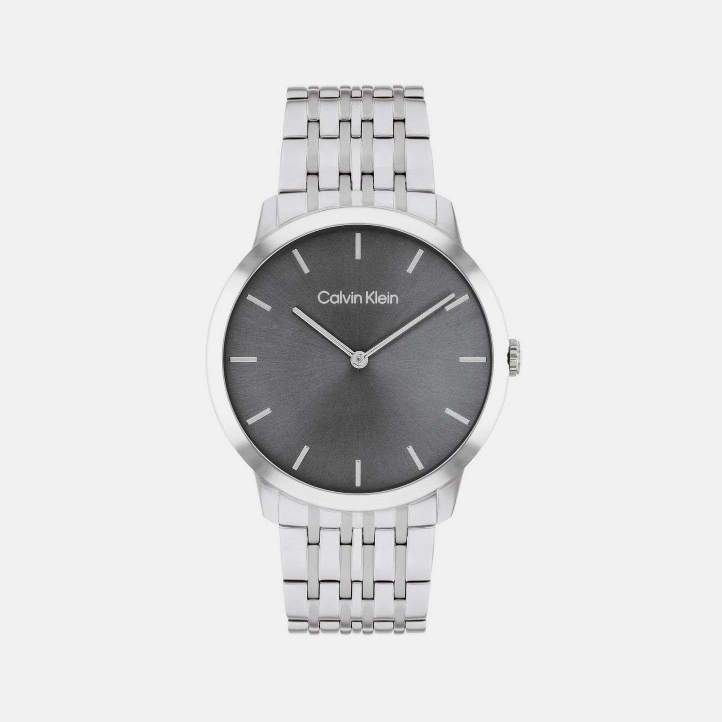 Intrigue Unisex Quartz Grey Dial Analog Stainless Steel Watch 25300006