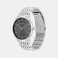 Intrigue Unisex Quartz Grey Dial Analog Stainless Steel Watch 25300006