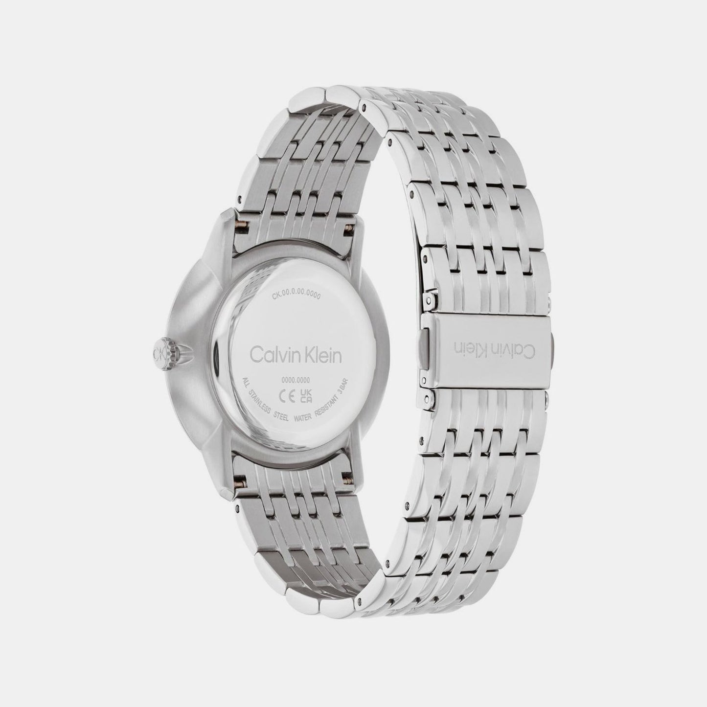 Intrigue Unisex Quartz Grey Dial Analog Stainless Steel Watch 25300006