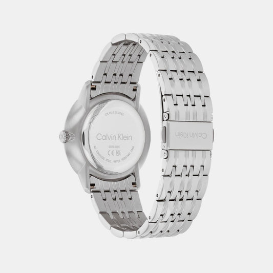 Intrigue Unisex Quartz Grey Dial Analog Stainless Steel Watch 25300006