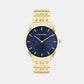 Intrigue Unisex Quartz Blue Dial Analog Stainless Steel Watch 25300007