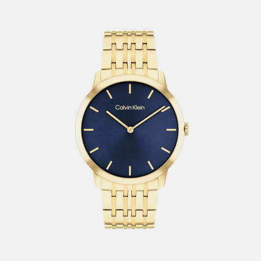 Intrigue Unisex Quartz Blue Dial Analog Stainless Steel Watch 25300007