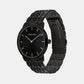 Intrigue Unisex Quartz Black Dial Analog Stainless Steel Watch 25300008