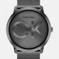 Intrigue Unisex Quartz Grey Dial Analog Stainless Steel Watch 25300011