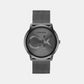 Intrigue Unisex Quartz Grey Dial Analog Stainless Steel Watch 25300011