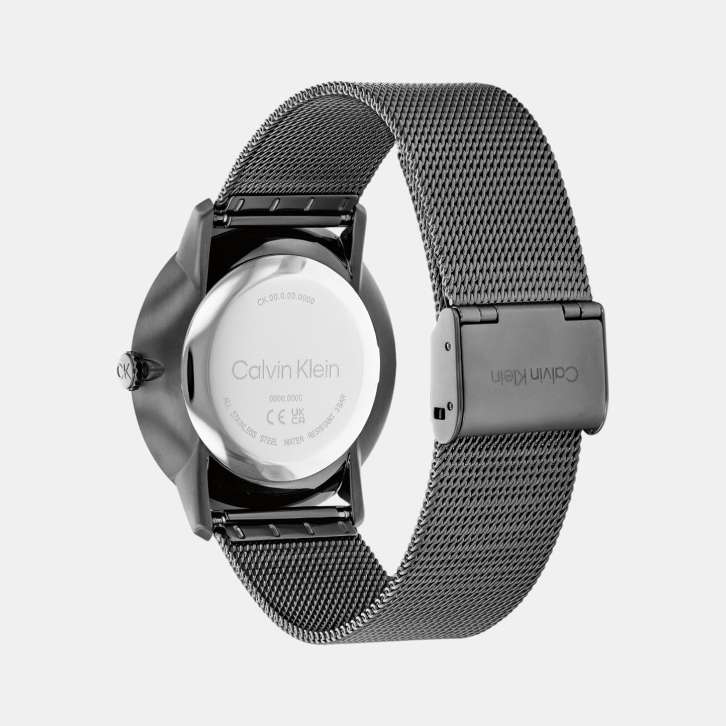 Intrigue Unisex Quartz Grey Dial Analog Stainless Steel Watch 25300011