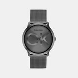 Intrigue Unisex Quartz Grey Dial Analog Stainless Steel Watch 25300011