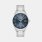 Ck Iconic Men Automatic Blue Dial Analog Stainless Steel Watch 25300020