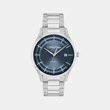Ck Iconic Men Automatic Blue Dial Analog Stainless Steel Watch 25300020