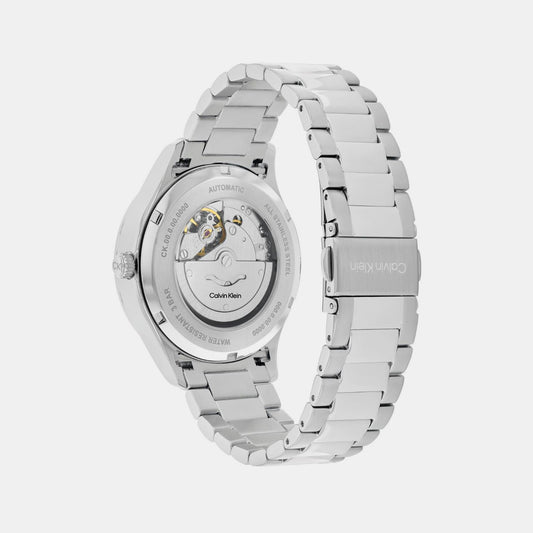 Ck Iconic Unisex Automatic Green Dial Analog Stainless Steel Watch 25300022