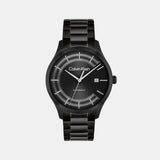 Ck Iconic Men Automatic Black Dial Analog Stainless Steel Watch 25300023