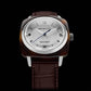 Clubmaster Legend Classic HMS Unisex Automatic White Dial Analog Leather Watch 25639.SA.T.2.LABR