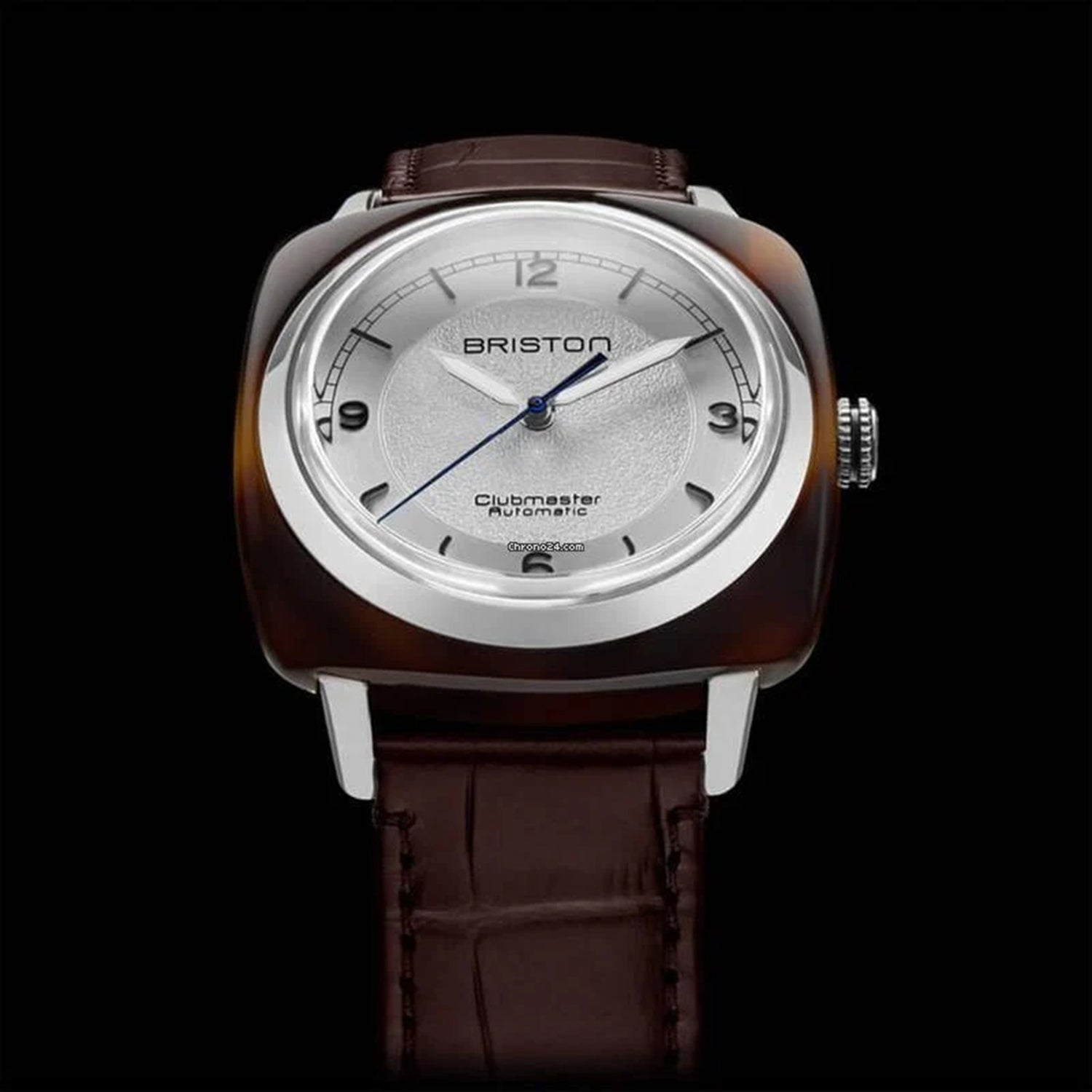 Clubmaster Legend Classic HMS Unisex Automatic White Dial Analog Leather Watch 25639.SA.T.2.LABR