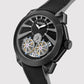 Vortex Men Automatic Black Dial Analog Silicone Watch 257-P41506