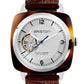Clubmaster Legend Classic Unisex Automatic White Dial Analog Leather Watch 25739.SA.T.2.LABR