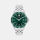Series 800 Men Quartz Green Dial Analog Stainless Steel Watch 2600184