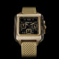 Unisex Quartz Black Dial Chronograph Rubber Watch 261838.PKAM.TJ.19.FK