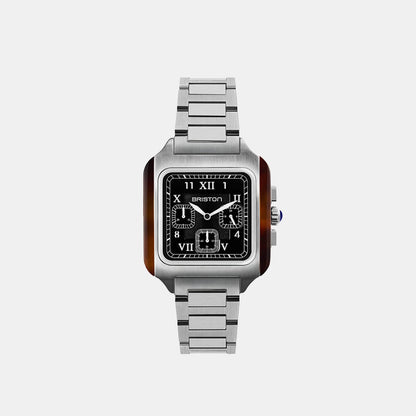 Unisex Quartz Black Dial Chronograph Stainless Steel Watch 261838.SA.T.1.SB