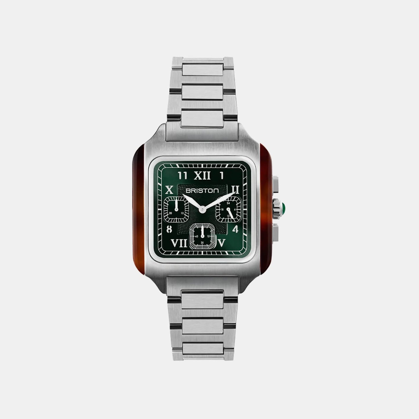 Streamliner Kennedy Unisex Quartz Green Dial Chronograph Stainless Steel Watch 261838.SA.T.10.SB